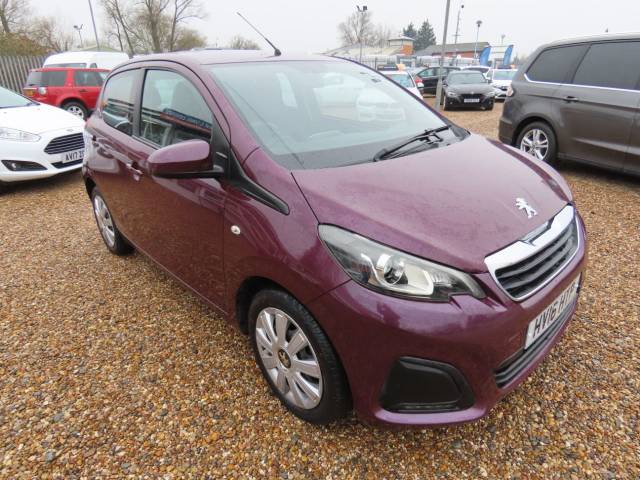 Peugeot 108 1.0 Active 5dr Hatchback Petrol Mauve/purple